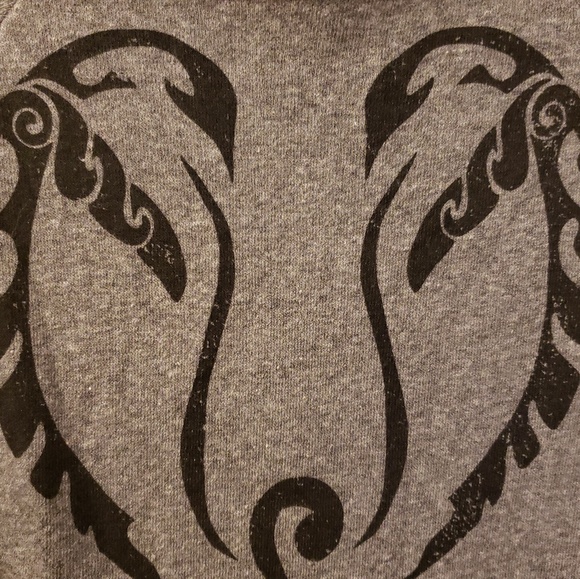 ALTERNATIVE EARTH GRAY SCOOP NECK SWEATSHIRT - Picture 2 of 4